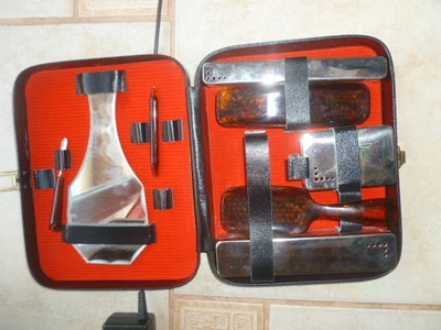 trousse de toilette ancienne vintage - Photo 1/2