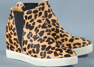 Botines de cuña ocultos COCONUT By Matisse LURE LEOPARD pelo becerro talla 6,5 M Foto 1 de 3