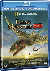 Blu-Ray 2D & 3D + DVD Combo Pack- Flying Monsters 3D  (2011)