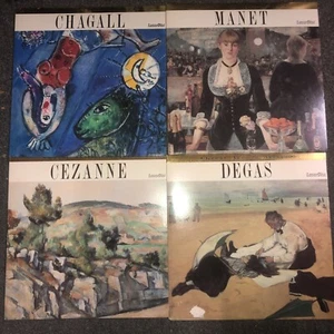 Lot Of 4 PIONEER GREAT ARTISTS SERIES LASERDISC Chagall, Manet, Cezanne & Degas - Picture 1 of 9