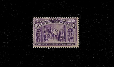 US Scott 235 Mint Gum Disturbance, Lightly Hinged, Fine SCV $55.00 - Image 1 of 2