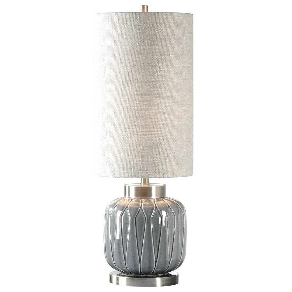 Zahlia Aged Gray Ceramic Table Lamp by Uttermost #29559-1