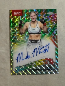 2025 Topps Cromo UFC Future Stars Geométrico Verde Miranda Maverick Automático/99 - Imagen 1 de 2