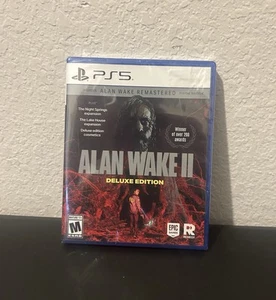 Alan Wake 2 Deluxe Edition - Sony PlayStation 5 PS5 *Brand New Factory Sealed* - Picture 1 of 3