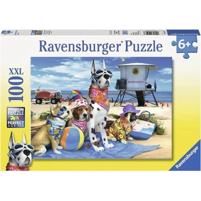 Ravensburger - No Dogs On The Beach Jigsaw Puzzle Xxl 100 Pieces - image 1 of 2