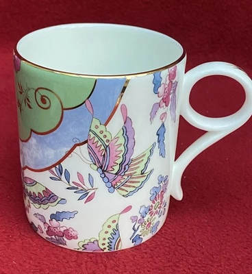WEDGWOOD ‘BUTTERFLY POSY’ DESIGN MUG 0.3L BONE CHINA WONDERLUST RANGE VGC - Image 1 of 4