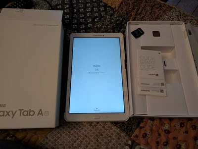 Samsung Galaxy Tab A Tablet - 10.1 Zoll - SM-T580 (2016) - 32 GB - Bild 1 von 3
