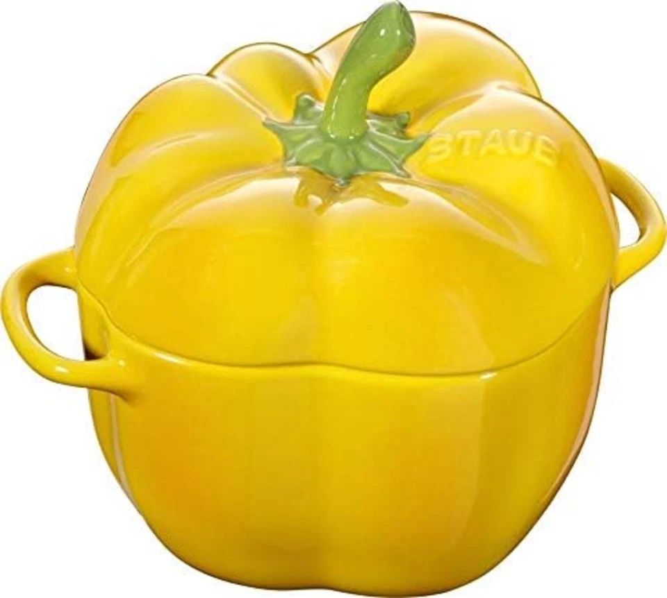 Staub Yellow Ceramic paprika Cocotte 12cm 0.47L 40500-324 from Japan