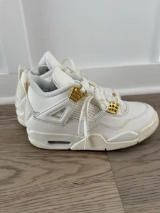 Air Jordan 4 Oro Metalizado 6W AQ9129-170 Nuevo Sin Caja - Imagen 1 de 7