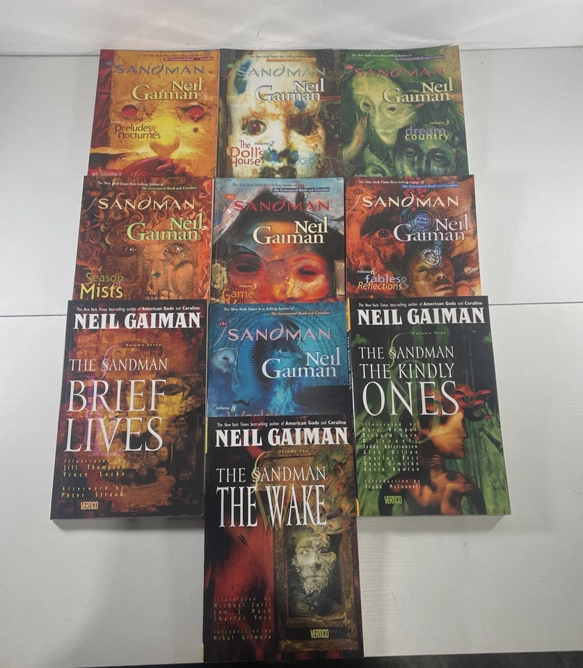The Sandman Complete Set Volumes 1-10 TPB - Image 1 of 3