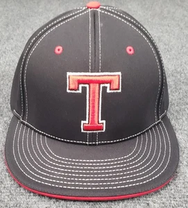 Richardson Cap 'T' Mens Large / XL Flexfit Black Performance Temple? Texas Tech? - Picture 1 of 4