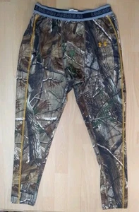 Under Armour Coldgear Compression Realtree Camo XL Leggings Hunting Baselayer UA - Picture 1 of 14