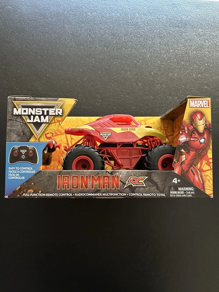 Marvel Monster Jam ~ Iron Man Remote Control Truck - Image 1 of 2
