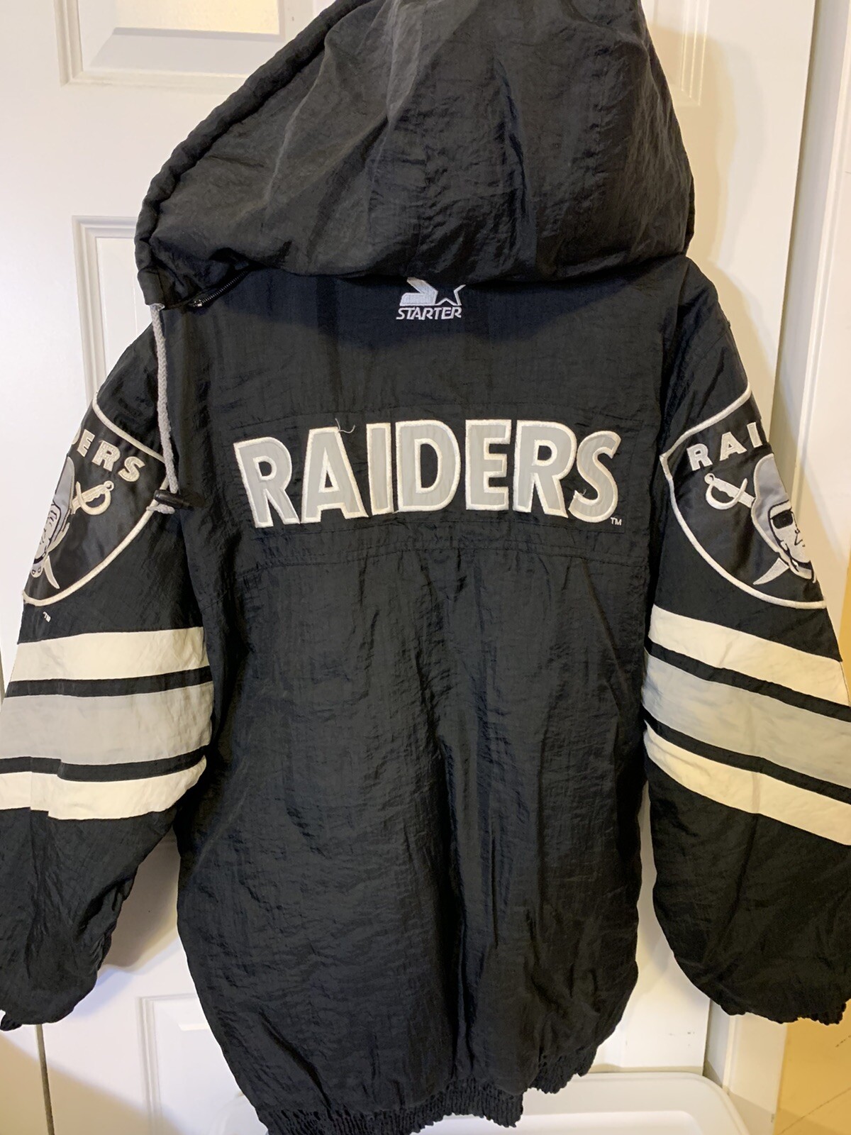 starter pullover jacket raiders