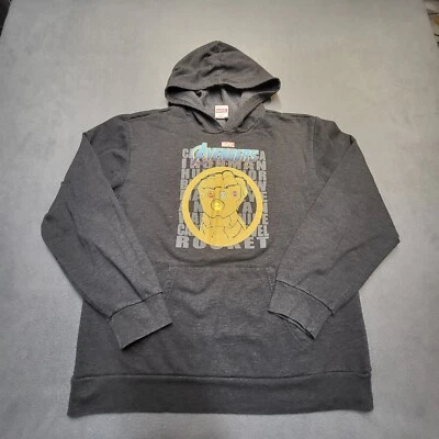Avengers End Game Boys XL Gris Pullover Sudadera Manga Larga Gráfico Foto 1 de 4