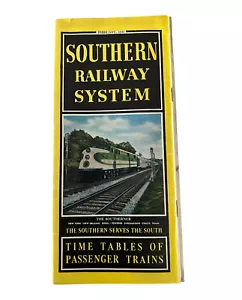 1946 FEBBRAIO 1946 SISTEMA FERROVIARIO MERIDIONALE ORARIO PUBBLICO (RW31) - Foto 1 di 17
