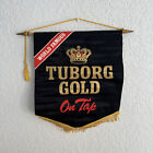 Tuborg Gold Export Quality Beer Bar Wall Sign Hanging Banner Vintage
