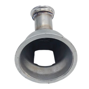 Auto 304SS T3/T4 Turbo 90° Elbow 3.5"V-Band&TiAL 44mm MVR Flange Clamp For Turbo - Foto 1 di 14