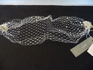 NEW TWIGS&HONEY FOR J.CREW RHINESTONE BIRDCAGE VEIL SWAROVSKI CRYSTAL, C4067 - Picture 1 of 1
