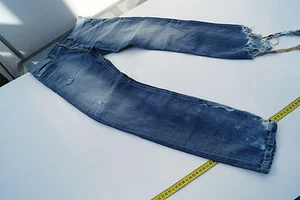 DIESEL Herren Jeans Hose W29 stretch Short Bermuda Sommer used look Risse. - Bild 1 von 11