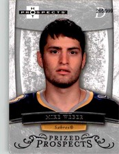 2007-08 Fleer Hot Prospects Mike Weber Rookie #161