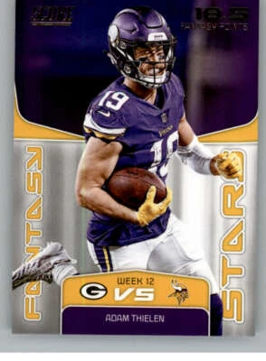 ADAM THIELEN 2019 SCORE FANTASY STARS #12 VIKINGS  (BOX 43) ID:15552 - Image 1 of 2