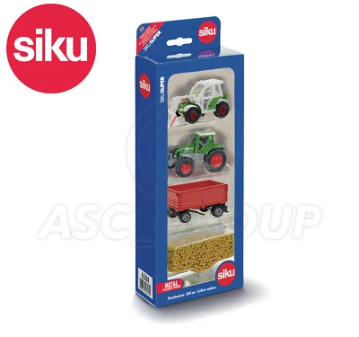 SIKU NO.6304 1:87 siku GIFT SET - LOADER TRACTOR TRAILER GRAIN Dicast Model Toy - Image 1 of 2