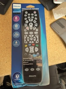 OPEN Philips SRP9488C/27 Backlit Universal Remote Control - Brushed Black Finish - Picture 1 of 2