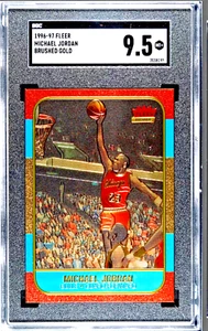 1996 Fleer SGC 9.5 Michael Jordan RC Rookie Gold - Reprint - Picture 1 of 3
