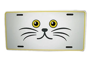 CAT LOVER CATS PAWS ANIMAL LOVE FRIEND METAL CAR NOVELTY LICENSE PLATE AUTO TAG - Picture 1 of 15