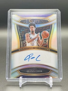 2020 Panini Select - Signature Selections Silver Prizm #SIS-QCO Quinn Cook - Picture 1 of 2