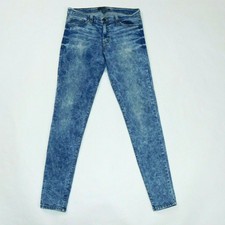 Flying Monkey Platinum Womens 30 Low Rise Skinny Jeans Made in USA