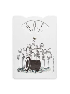 Moomin Carton Parking Disc Hattifatteners 10 x 15 cm - Picture 1 of 1