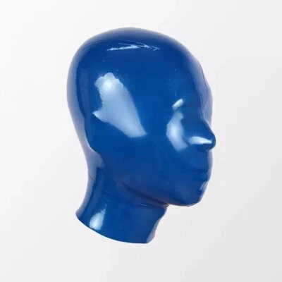 0Hand Made Fetish Rubber Latex Hood Mask Micropore Micro Holes for Eyes Nose - Image 1 of 4