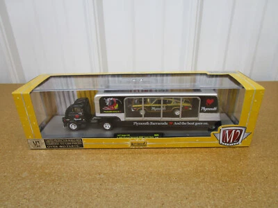 M2 Machines 1957 Dodge truck 1968 Barracuda 1/64 Auto Haulers Plymouth diecast Z - Image 1 of 4