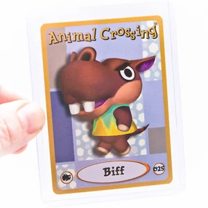 Nintendo GameCube ANIMAL CROSSING Serie 1 e-Reader BIFF Tarjeta de Personaje 025 - Imagen 1 de 7
