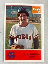 1978 Tucson Toros- Minor League Baseball Card#10-Paul Mirabella