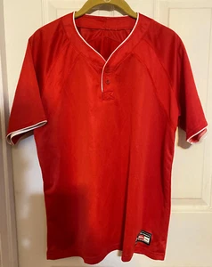 Under Armour Authentic Baseball Jersey Size YXL Red - Picture 1 of 2