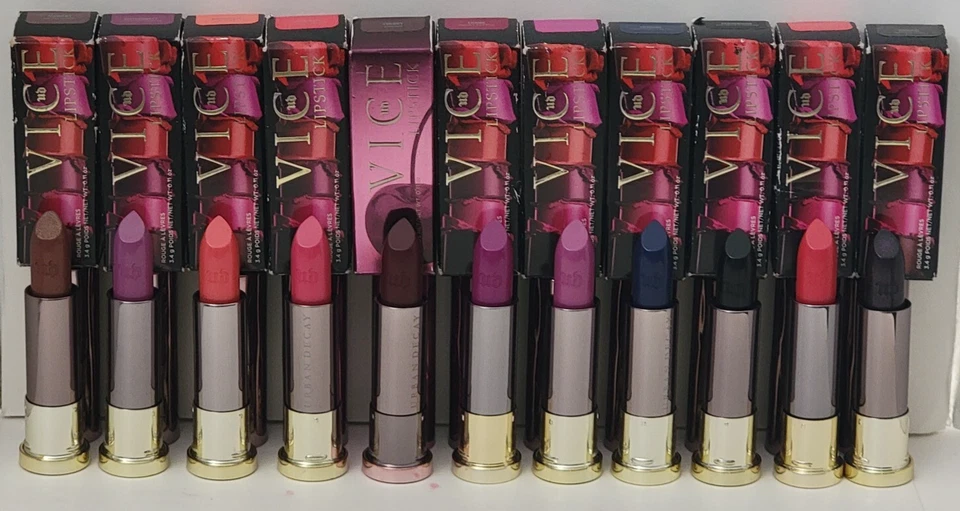 URBAN DECAY VICE LIPSTICK 0.11 oz /3.4 g FULL SIZE RARE COLORS (PICK YOUR SHADE) - Image 1 of 3