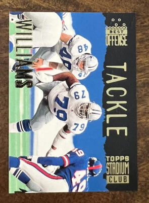 1994 Stadium Club Football Card #102 Erik Williams BO - Image 1 of 2