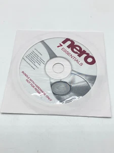 Genuine Nero 7 Essentials CD DVD Burning Software - Photo 1/1