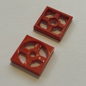 LEGO&reg; 2x3680 Turntable 2x2 Red 368021 (#AC17) Creator Red Base