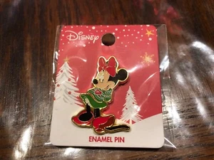 Disney Loungefly Minnie Mouse Navidad Mickey Suéter Vacaciones Nieve Esmalte Prendedor - Imagen 1 de 5