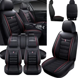 For Chevrolet Car Seat Cover Full Set Luxury Leather 5-Seat Front Rear Protector - Picture 1 of 34