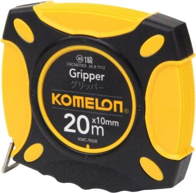 Komeron steel measuring tape gripper tape width 10mm 20M KMC-900R - Image 1 of 3
