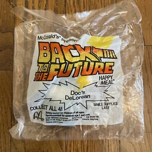 1991 McDonald's Back to the Future Doc's DeLorean Happy Meal Car Toy Sealed - Picture 1 of 2