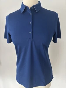 Nuevo polo Vineyard Vines XS piqué rendimiento cuello azul manga corta para mujer - Imagen 1 de 15