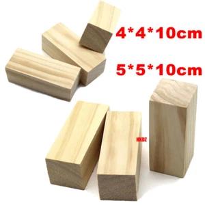Rectangle Solid Pine Wood Blocks Cubes Wooden Hardwood DIY Model Craft Supplies - Picture 1 of 12