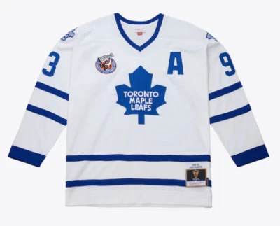 Doug Gilmour White Toronto Maple Leafs 1992/93 Power Play Jersey Mitchell & Ness - Image 1 of 4