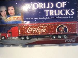 8" Mack Xmas Bling Bling Coca-Cola Truck Unbranded Diecast 1/87 H0 Mint on Card - Picture 1 of 3